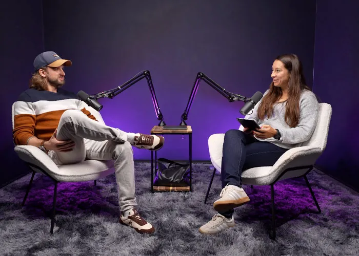 Enregistrement du podcast La Conciergerie